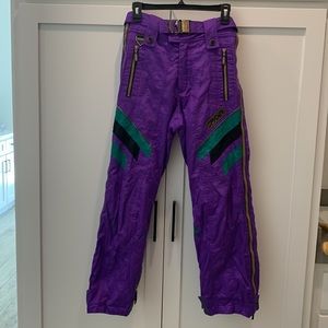 Spyder ski pants with bibs